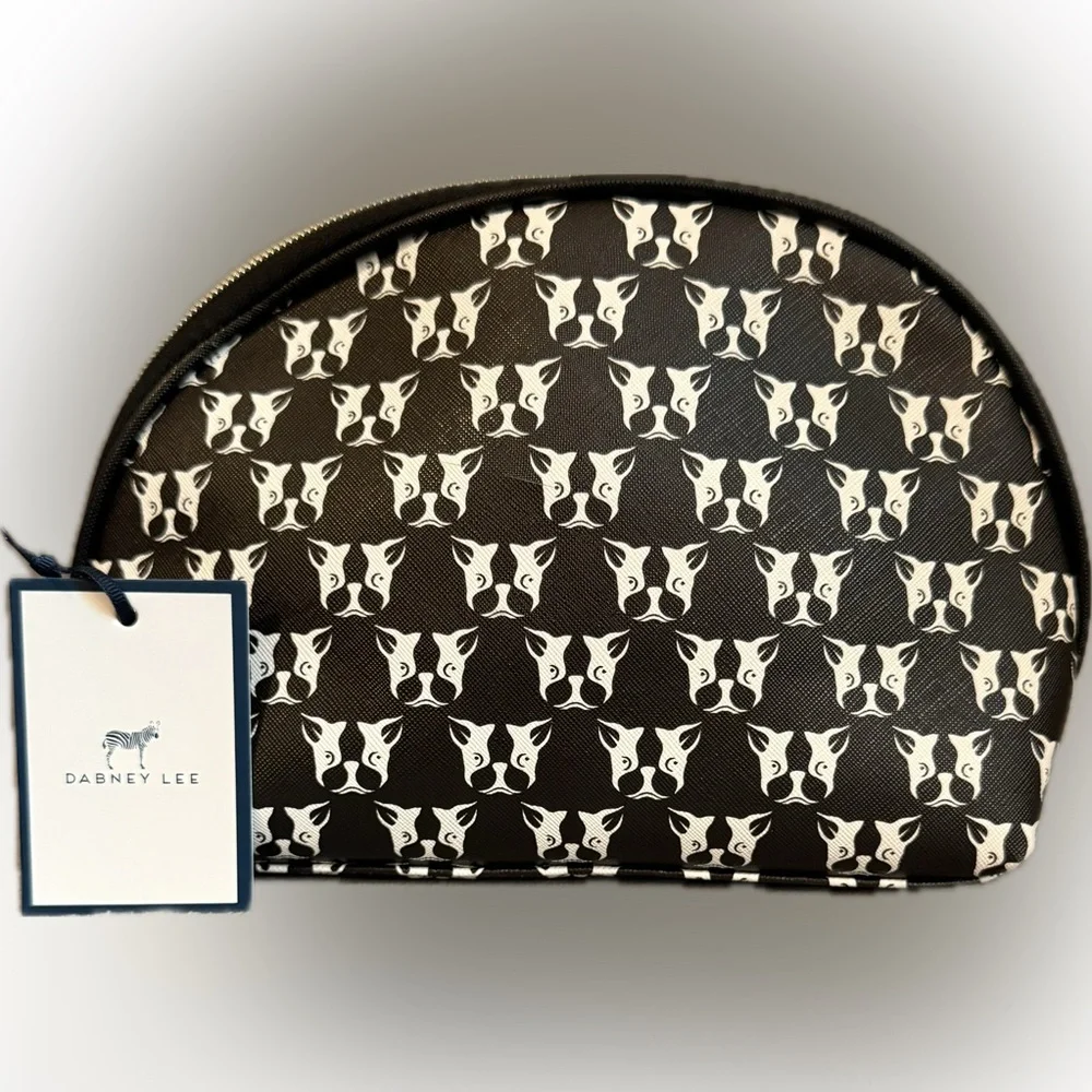 DABNEY LEE French Bulldog Cosmetic Case/NWT